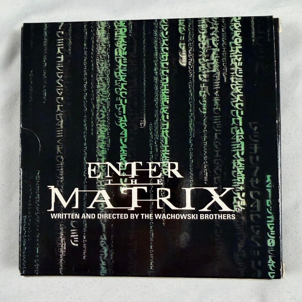 Enter The Matrix PC Game 2003 Atari 4-Disc Set with Manual and Slipcover